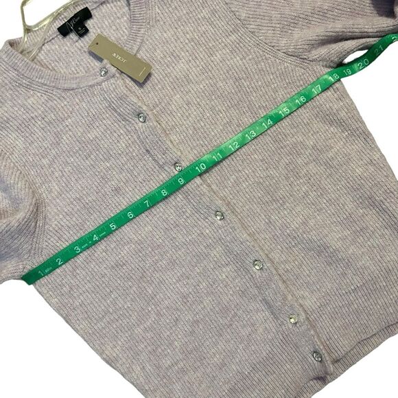 J. CREW NWT Long Sleeve Jeweled Button Wool/Alpaca Cardigan *Supersoft Yarn S - Picture 10 of 14